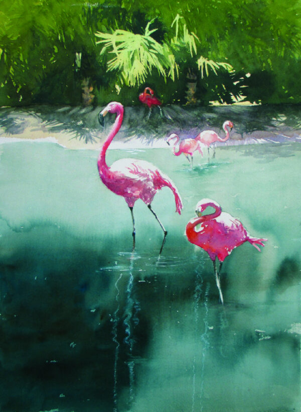 Wading by Melanie Kaye
