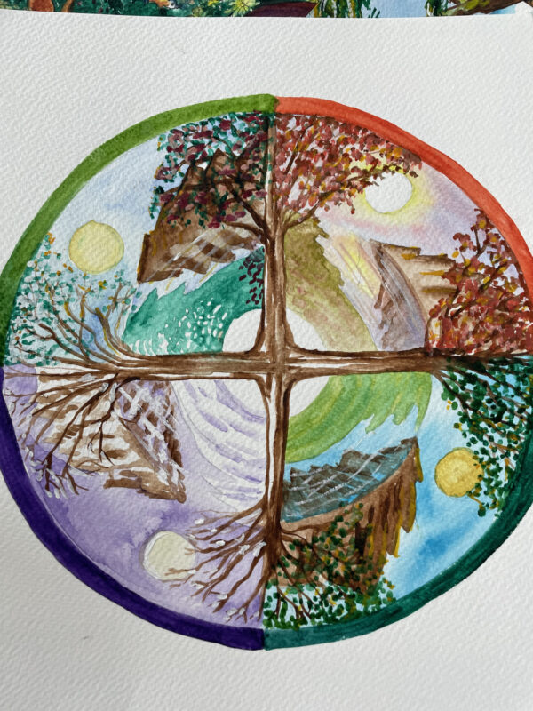 Four Seasons Mandala by Sujata Tibrewala