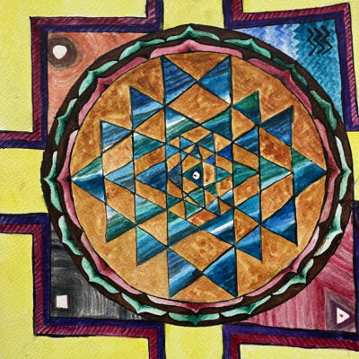 Sri Yantra by Sujata Tibrewala