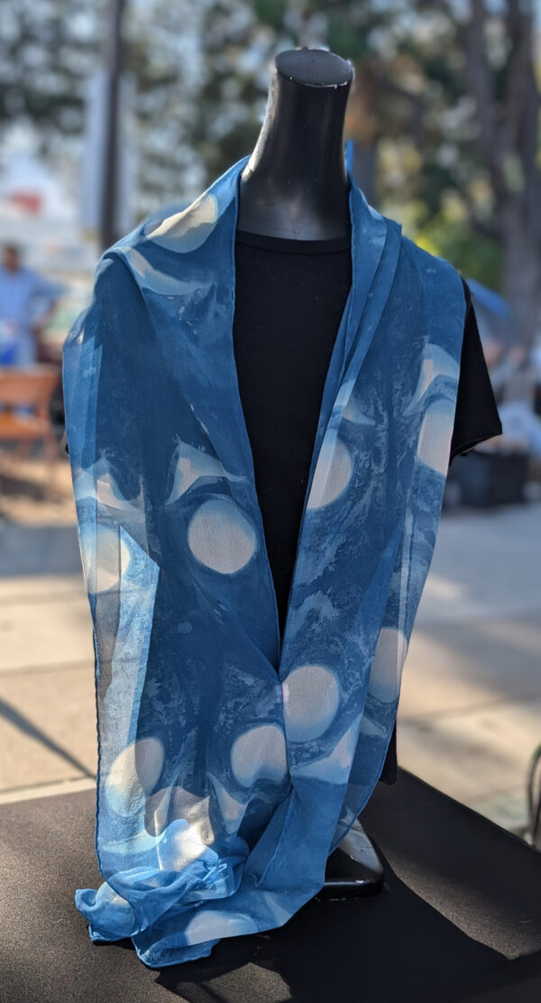 Silk Shibori Scarf by Jodi Paley