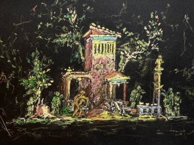 Nighttime Picnic in Pompeii by Paul Ransohoff