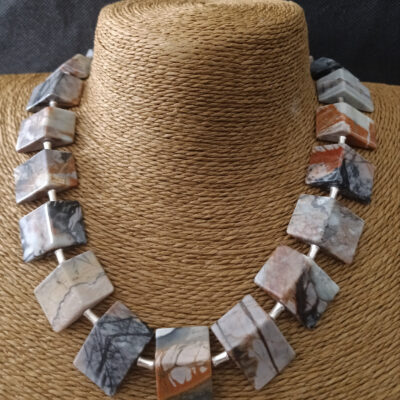 Picasso Jasper Collar by Larisa Vaserman