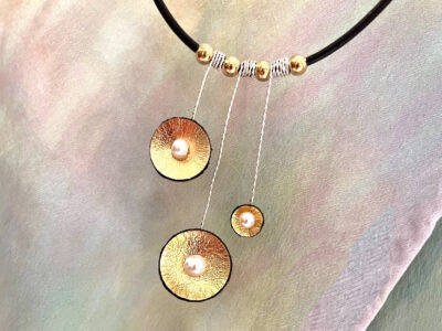 Dangling Orb Pendant by Kathleen Bonte