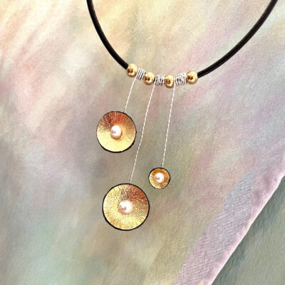 Dangling Orb Pendant by Kathleen Bonte