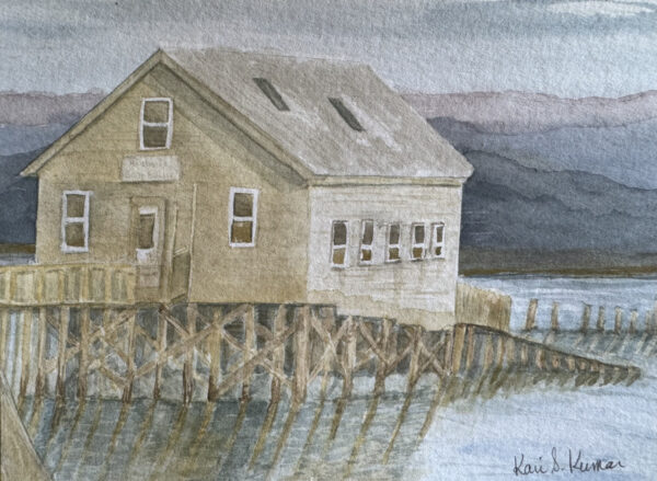 Pier's End Boathouse by Kari Kumar