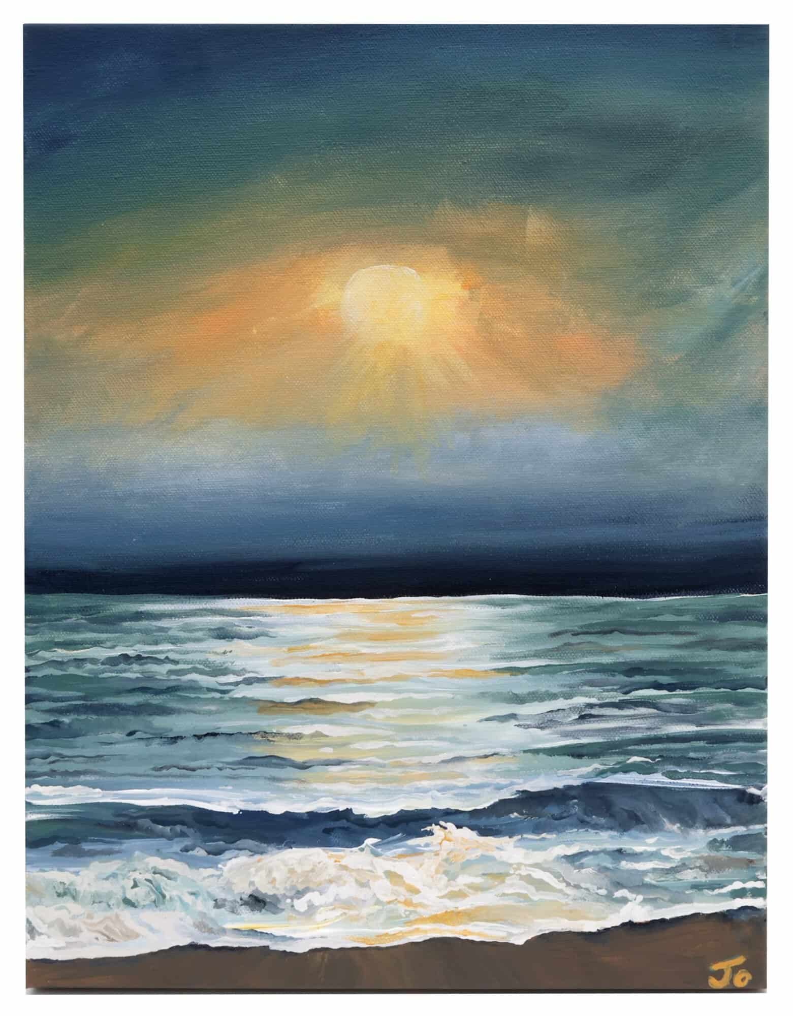 Foggy Sunset by Jo Fry